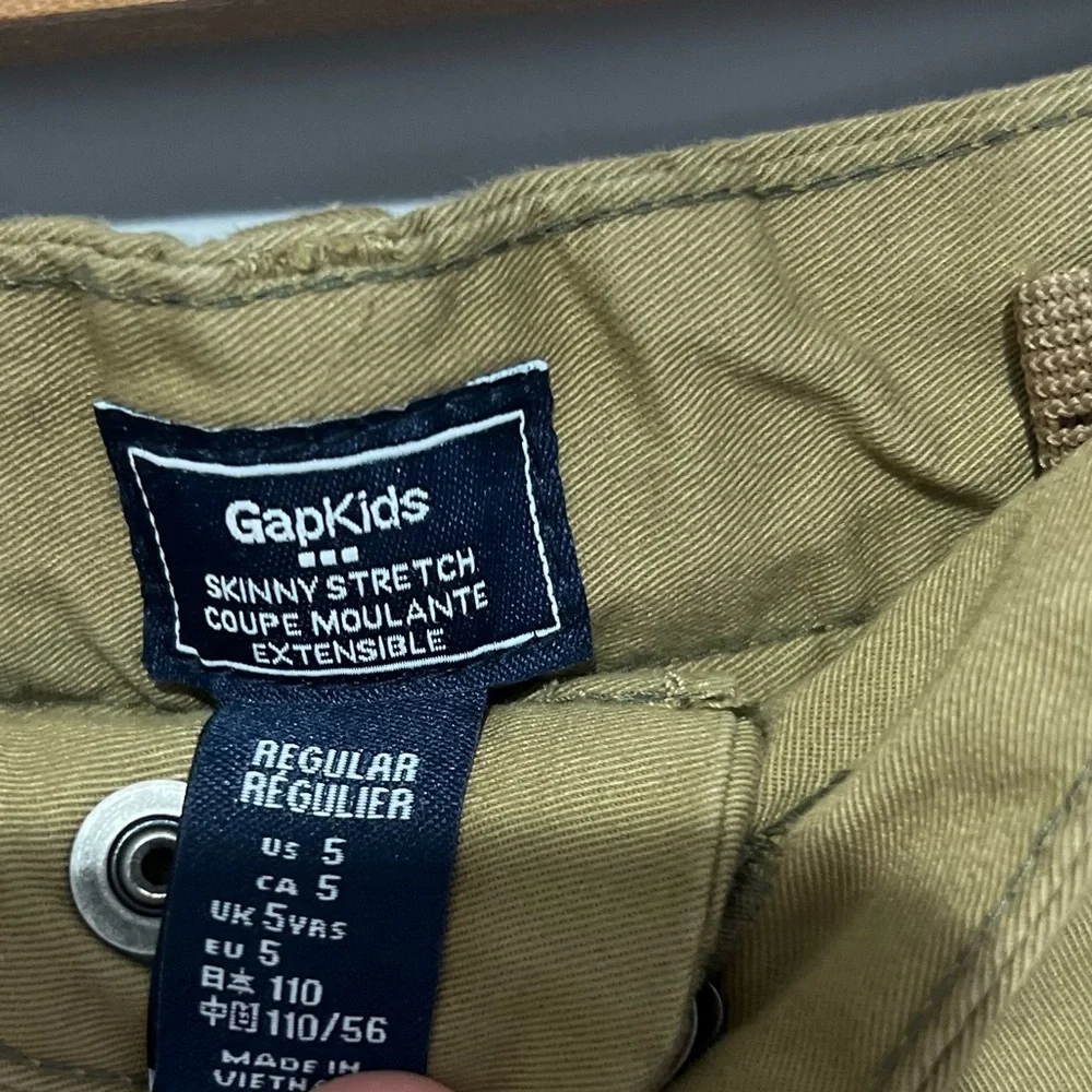 GAP Kids Skinny Stretch Size 5 Boys NWT Adjustable Waist Pants Chinos